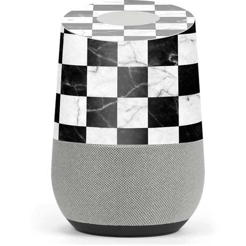 Checkered Marble Google Home Skin